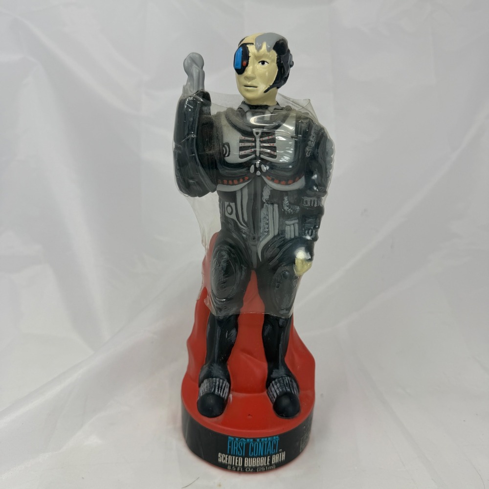 Vintage 1996 Star Trek First Contact Borg Scented Bubble Bath Bottle 8.5oz